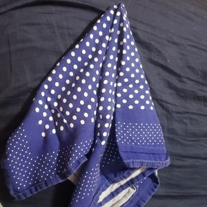 Polkadot bandana (blue and white)